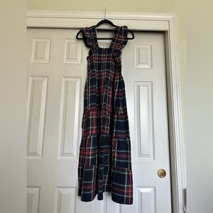 Hill House Home Ellie Nap Dress - Navy Tartan